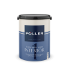Краска латексная для стен и потолков 1 POLLER белая бархатисто-матовая 4,5 л