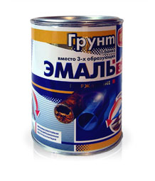 Грунт-эмаль по ржавчине ПРЕСТИЖ белая 0,9 кг