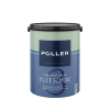 Краска латексная для стен и потолков 1 POLLER белая бархатисто-матовая 4,5 л