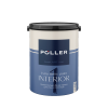 Краска латексная для стен и потолков 1 POLLER белая бархатисто-матовая 4,5 л
